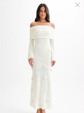Meshki | Dresses | Meshki Marisol Off Shoulder Boucle Maxi Dress Womens Xl Blue Bodycon Long Nwt | Poshmark Meshki | Dresses | Meshki Marisol Off Shoulder Boucle Maxi Dress Womens Xl Blue Bodycon Long Nwt | Poshmark